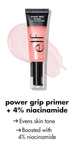Основа за грим e.l.f. Праймър с 4% ниацинамид, гел, розов, 24 мл