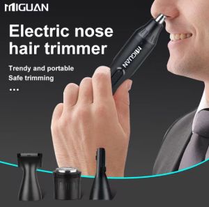 Miguan Професионален комплект тример 5 в 1 за грижа за тялото , USB зареждащ се тример за нос и уши, бръснач за брада и вежди, инструменти за лична хигиена за мъже и жени 