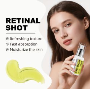 Retinal Shot  крем за лице с ретинол за стягане на очите, с добавен ниацинамид, освежаваща текстура, бързо абсорбиране без лепкавост, хидратиращ и задържащ влагата 50 мл 