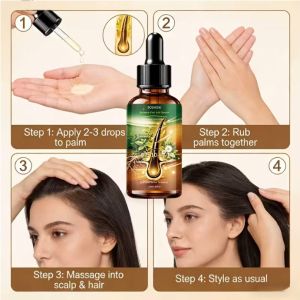 Bosnow B7+10- IN-1Extreme-Fast Hair Serum 10-в-1 Серум за скалп Бързо обемно и укрепващо масло за коса. Биотин серум за коса. Укрепване на корените на косата.Грижа за скалпа,  35 мл.