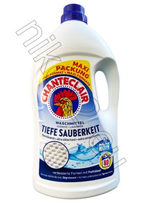 Chanteclair Deep Clean Gel – Универсален перилен препарат с срещу петна, 80 пр 3.6л