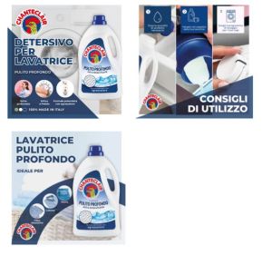Chanteclair Deep Clean Gel – Универсален перилен препарат с срещу петна, 80 пр 3.6л