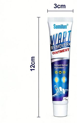Sumifun  Wart  RemoverOintment Cream, мехлем за премахване на брадавици, царевични брадавици, кожни етикети, премахване на бенки 20g