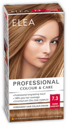 Elea Proffesional Colour&Care Боя за коса - № 7/3 Топъл лешник